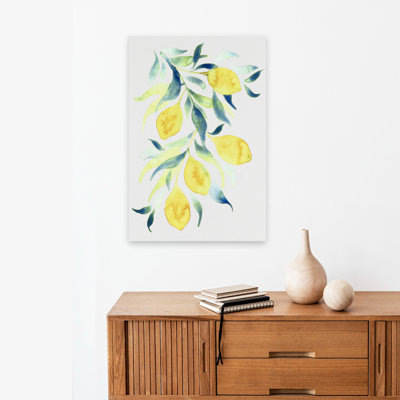 Watercolor Lemons - Floral And Still Life Fruit Art
