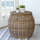 Solid Wood End Table