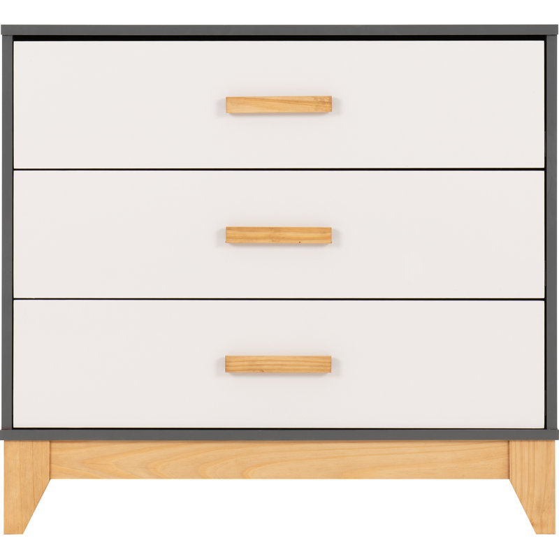 Veronica 80cm W 3 - Drawer Chest of Drawers
