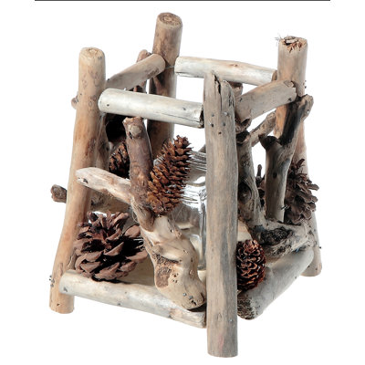 Porte-bougie Twig and Pinecone