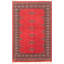 Tapis unique en laine noué à la main brun Bokhara des années 2010 de 3 pi 1 po x 4 pi 11 po Esi