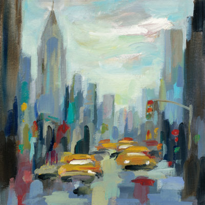 Manhattan Sketches I - Wrapped Canvas Painting