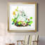 Couronne de lapin - peinture encadrée-1312265128-1312265047