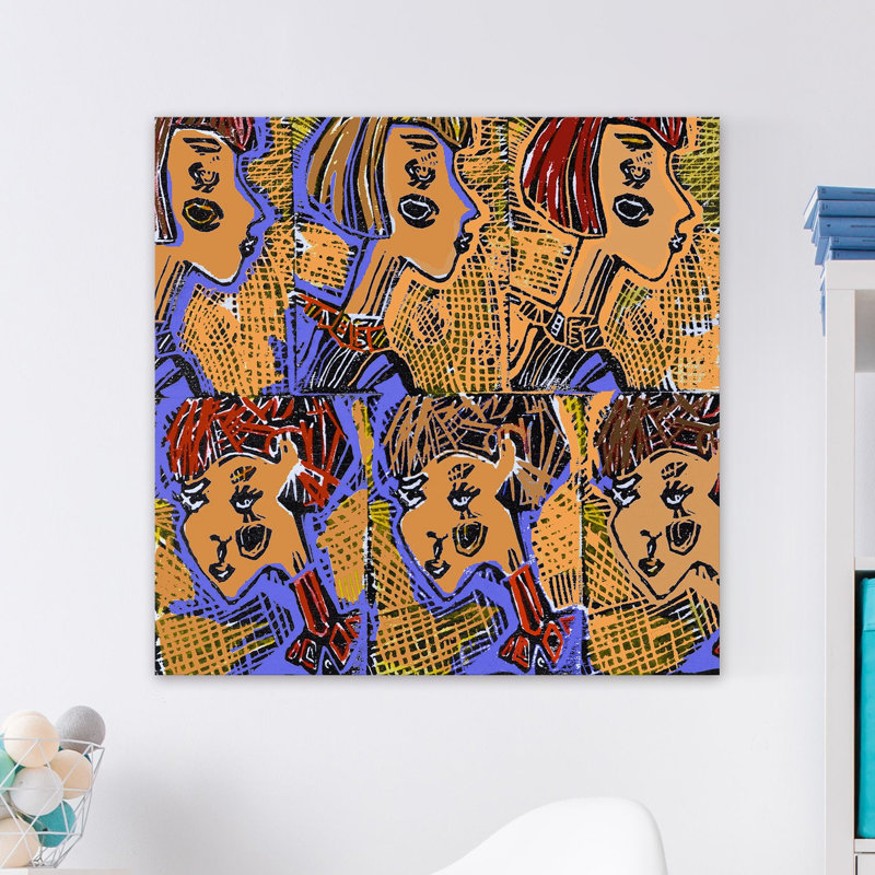 Lana Greben - Wrapped Canvas Painting, 45cm H x 45cm W x 3.81cm D