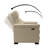 Adela 36.02'' W Genuine Leather Power Recliner with Solid Wood Legs-642822632