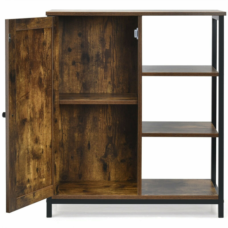 Iron Square Accent Cabinet