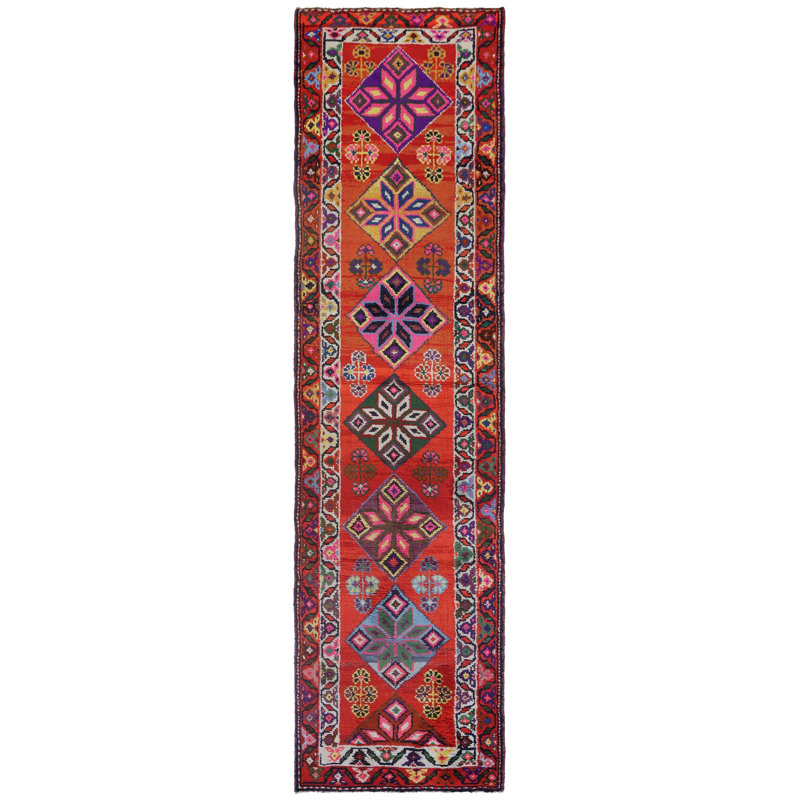 Vintage Turkish Village Rugs One-of-a-Kind Runner 2'11" X 10'8" Area Rug