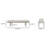 Mako Deena Dining Bench Beige