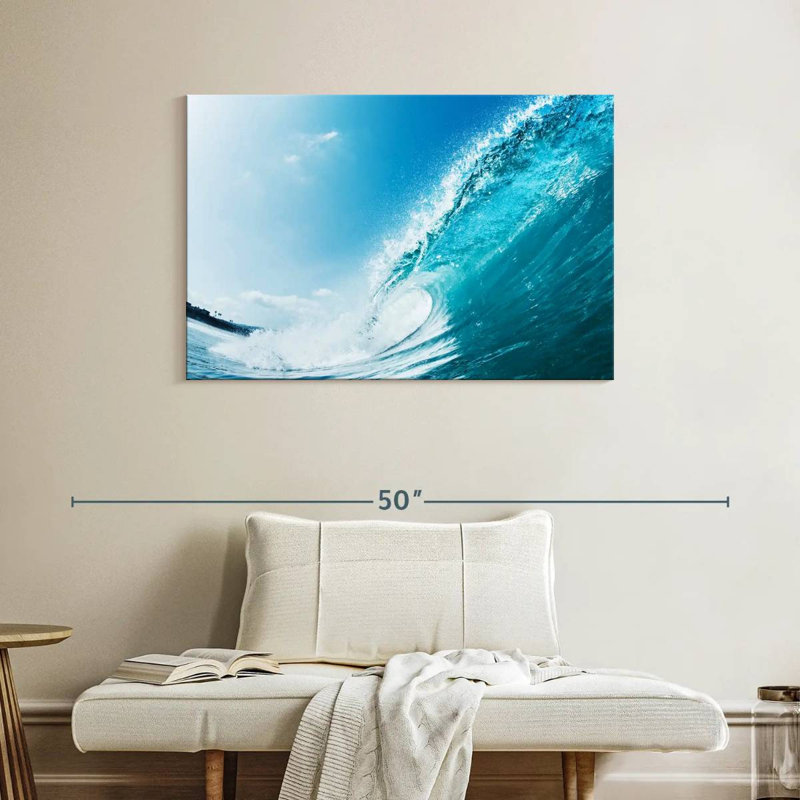 Gillard Clear Blue Wave, 26" H x 39" W