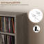 Ermanno 88.5cm H Media Shelves-852932142