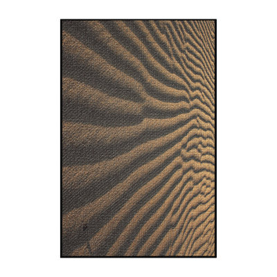 Tapis de 4 zones brunes sahara