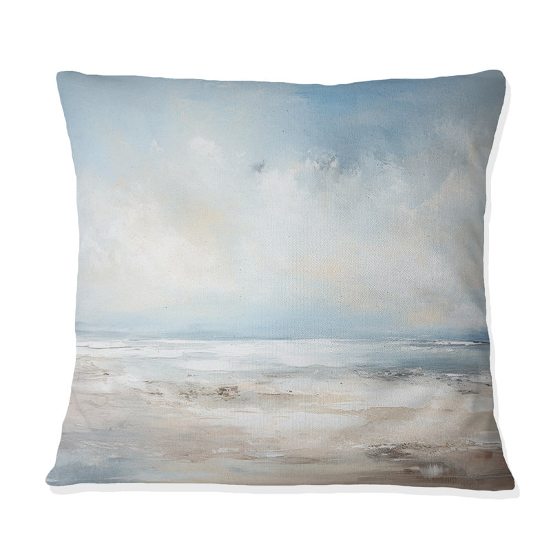 Coussin Coastal Beach Minimal Scenery III - Coastal Ocean