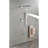 Shower System With Shower Head, Hand Shower, Slide Bar,, Shower Arm, Hose, Valve Trim, And Lever Handles