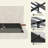 Queen Bed Frame with Adjustable Sliding Side Table