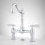 Bridge Widespread Bathroom Faucet with Lever Handles-72887810