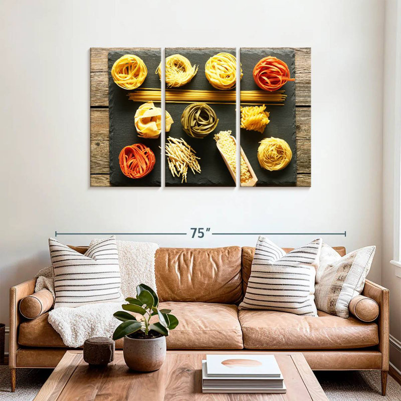 Yarlin Pasta, 36" H x 57" W