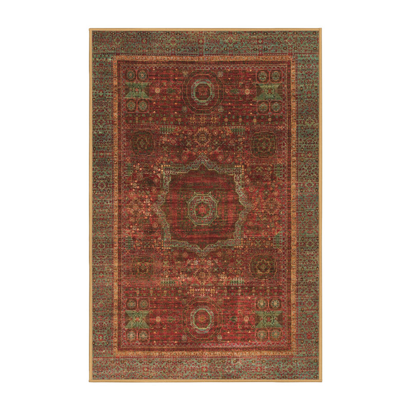 Abstract Indoor Rug, Rectangle 5' x 8'