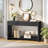 47.2" Console Table with 2 Drawers and Open Storage Shelf