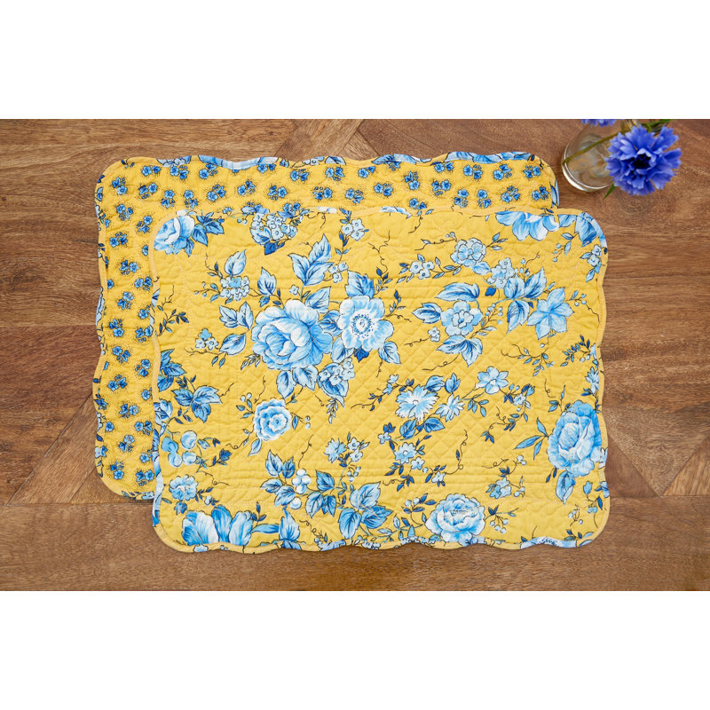 Ensemble de napperons en coton 6 pièces Grisella