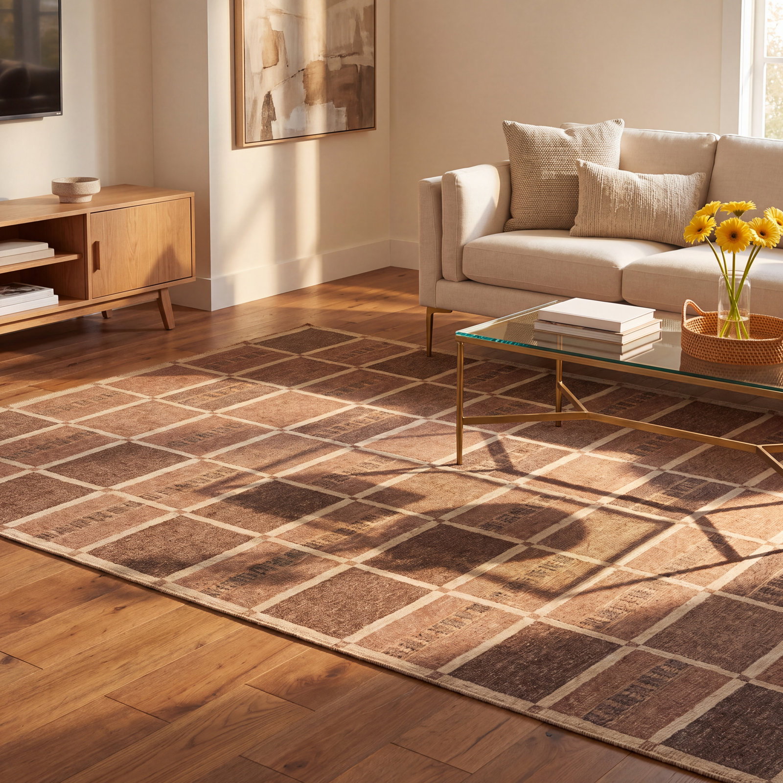 Claudina Indoor Outdoor Geometric Rug, Rectangle 7'10" x 10'