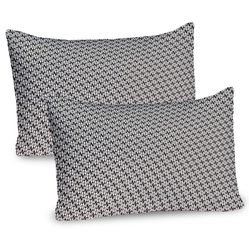Ensemble de 2 taies décoratives abstraites Ambesonne, H 20 po x l 36 po