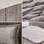 Édredon double / grand - réversible, 2 taies décoratives, 1 coussin décoratif, lavable à la machine, gris + taies décoratives et mélange-127364384-127364385