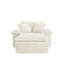 47.61" Upholstered Single Chaise Lounge Corduroy Armchair With 2 Throw Pillows - No Assembly Required-1444829201