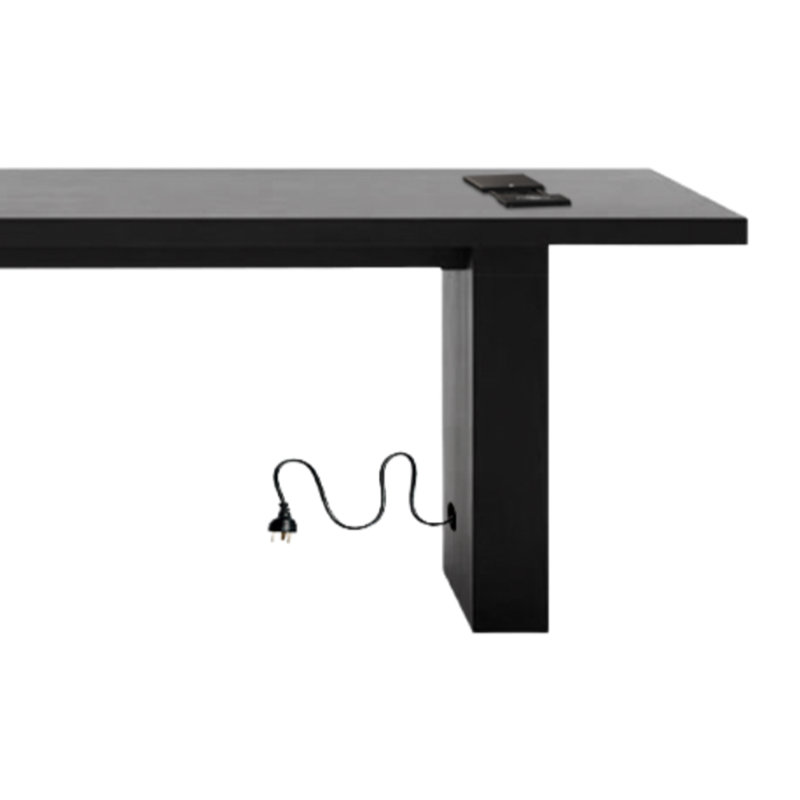 Buariki, 29.53" H x 55.12" W x 27.56" D, Black