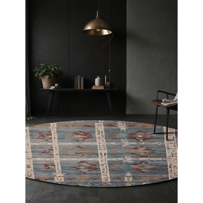 Machine Washable Grey Area Rug