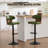 Swivel PU Leather Adjustable Height Bar Stool-17264053