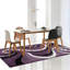 Tapis mauve à motif abstrait Frampton Cotterell-2046100871
