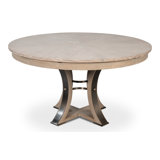 Tower Round Solid Oak Dining Table