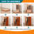 1 Person Far Infrared Sauna Low EMF Carbon Fiber Heating Okoume Wood Home Spa With Bluetooth, 7 Color Chromotherapy, LCD Touch Control, 110V US Plug