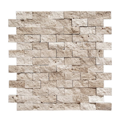 Carreau de mosaïque en travertin