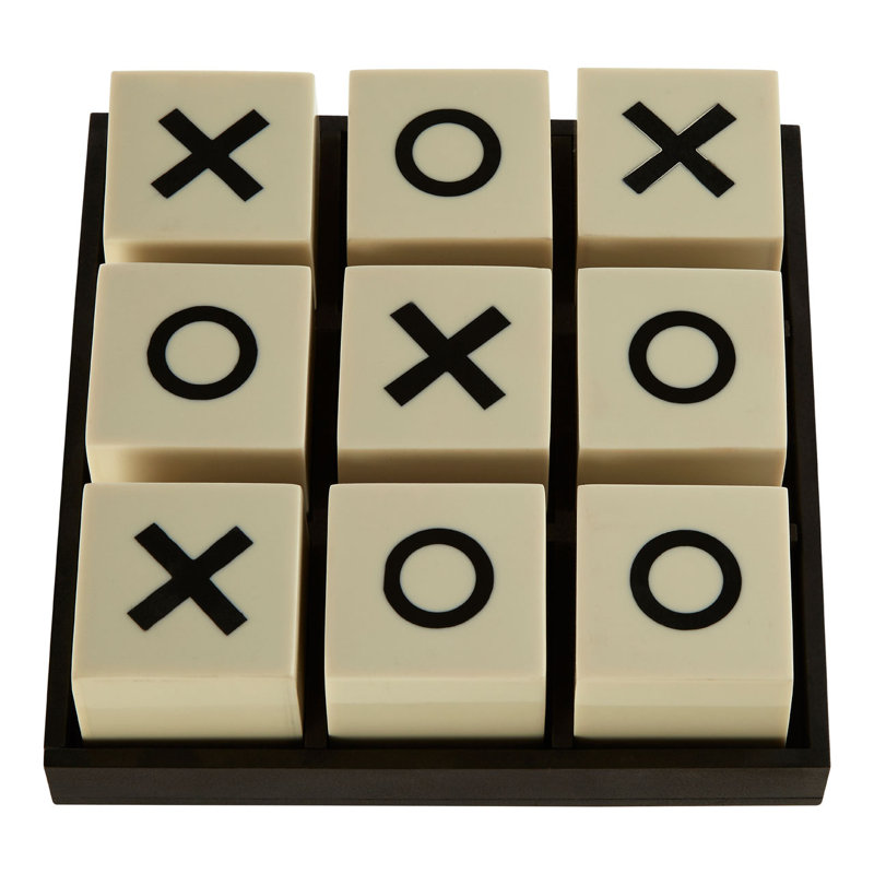 Pizarro Freeport Park 9 Player Wood Tic Tac Toe, 7cm H x 20cm W x 20cm D