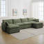 Redenius 6-Piece 148'' Upholstered U-Shape Sectional-1429299094