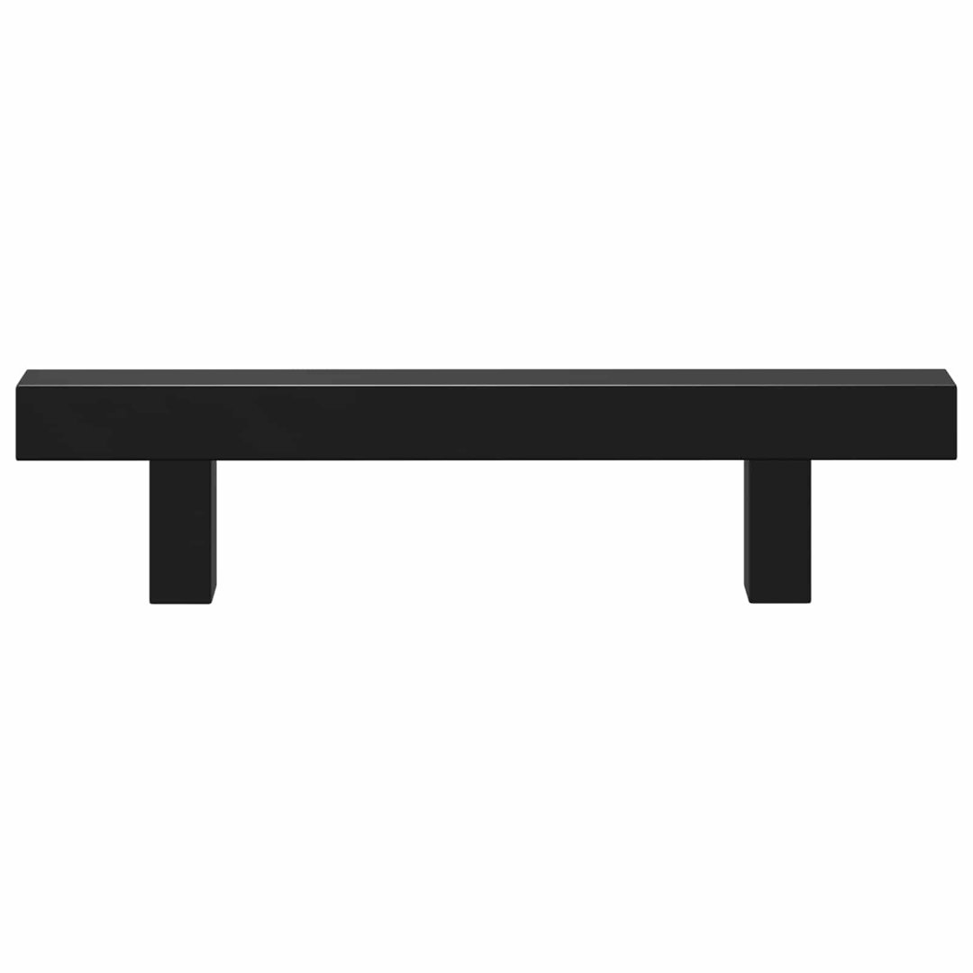 Vidaxl Cabinet Handle Black Stainless Steel Modern Cabinets Drawer Pull