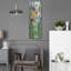 Art mural en métal luxueux «Flowers In May 1» par Silvia Vassileva, 12 po x 36 po