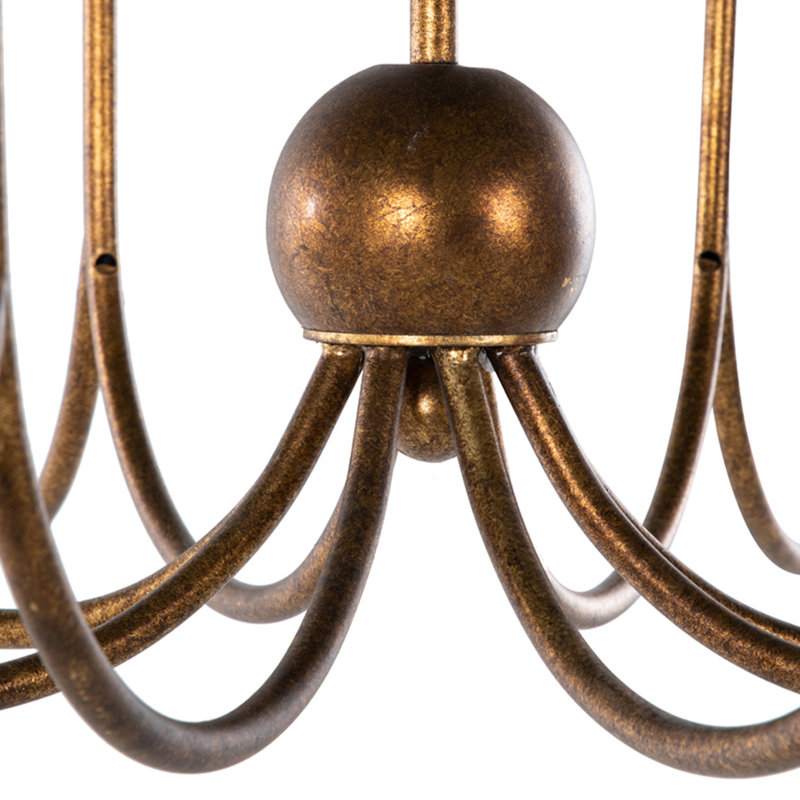 Snow 16 - Light Candle Style Chandelier, Ashwell Gold