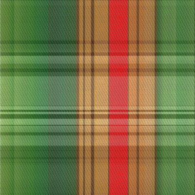 Tapis décoratif vert écossais