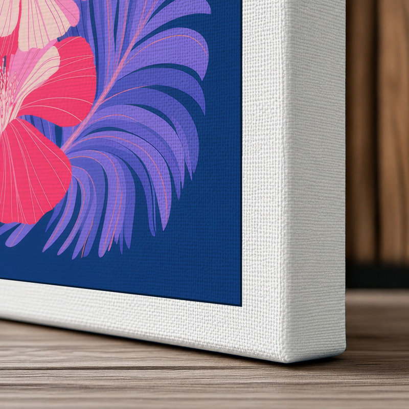 Luminous Blooms Botanical - Wrapped Canvas, 24x16 - 61.0 x 40.6 cm, White Border