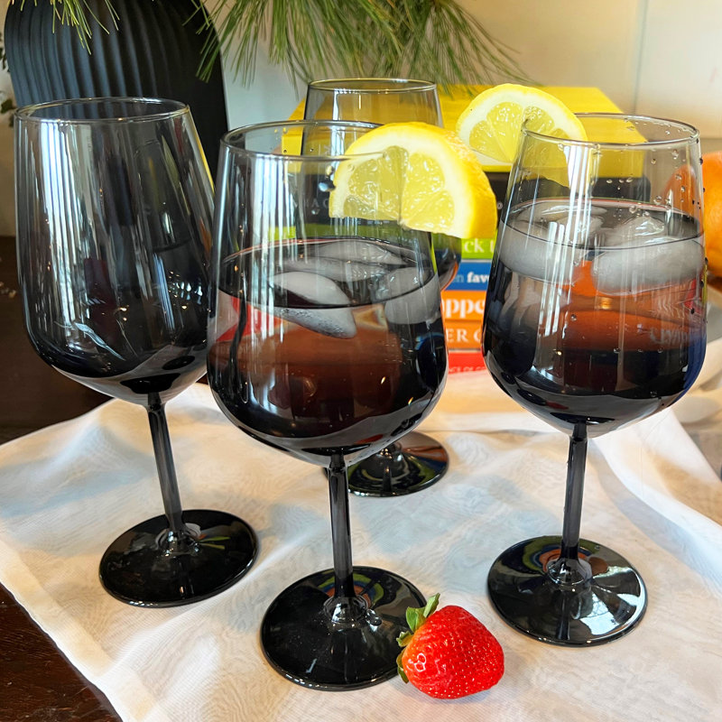 Cade Gradient Long Stem Wine Glasses