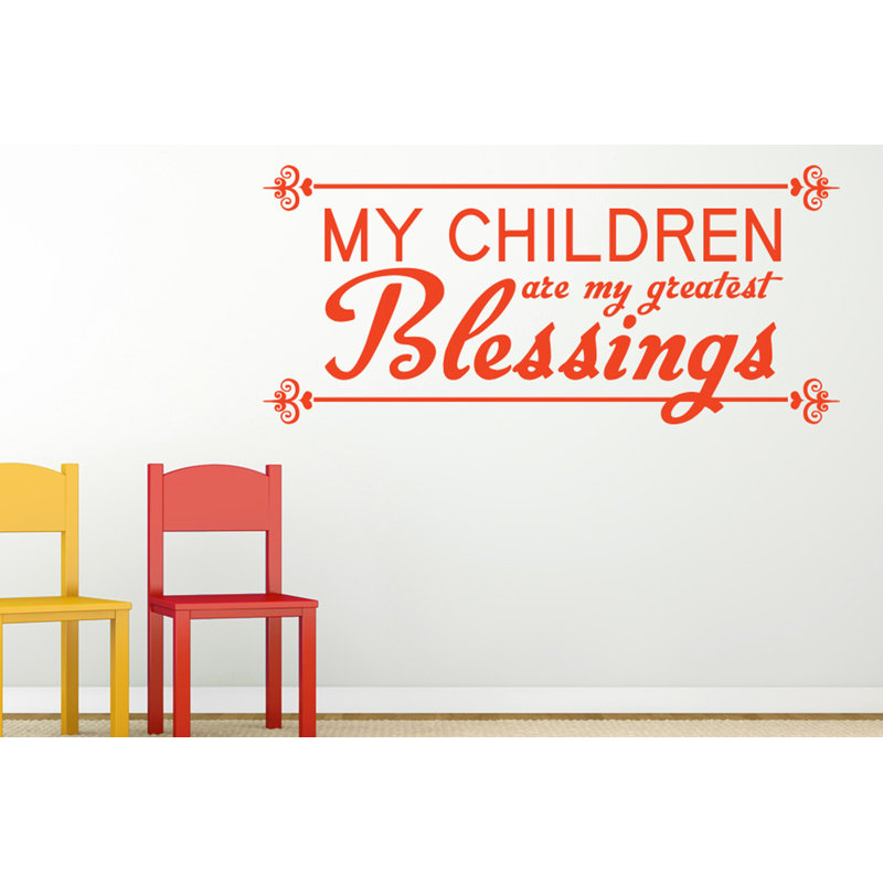 Wall Decal, Orange, Medium