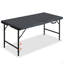 Table de fête de pique-nique pliante 4 pi multi-fonctionnelle pour l'extérieur (paquet de 2)