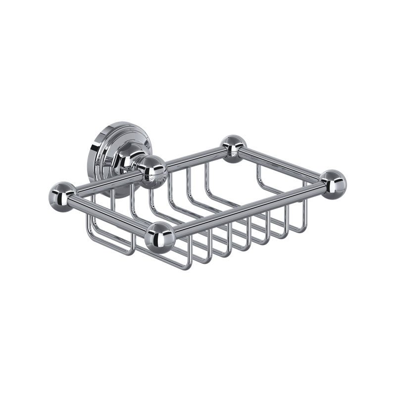 Perrin & Rowe Wall Mounted Soap Basket, Polished Chrome