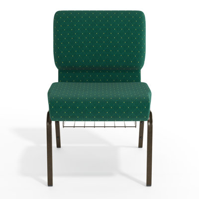 Maevis 21''W Church Chair with Book Rack