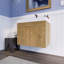 Ensemble de meuble-lavabo mural simple 30 po Lorrin Spring-1807893012