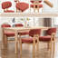 Chaises de salle à manger en bois Ahn, chaises de salle à manger rembourrées en tissu moderne-124571344-124571345