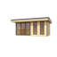  - 16.5 x 13.5 Ft. Premium Log Cabin With Aluminium Double Glazed Doors And Windows (44mm)
