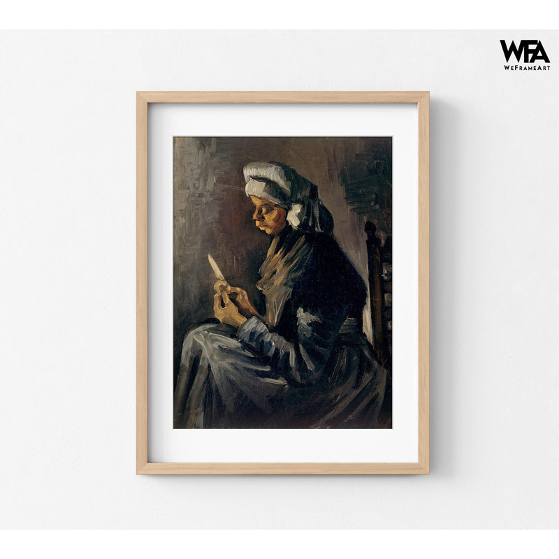 «The Potato Peeler» par Vincent Van Gogh, art mural, impression d'art classique, impression de Portrait rustique, art de la figure féminine